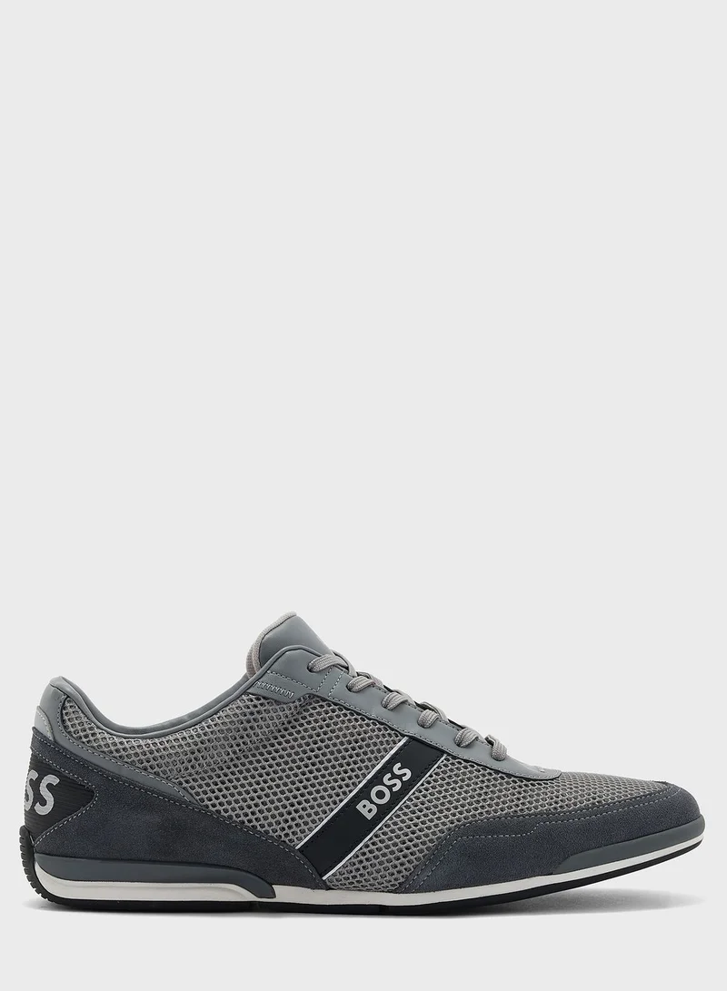 BOSS Lace Up Low-Top Sneakers