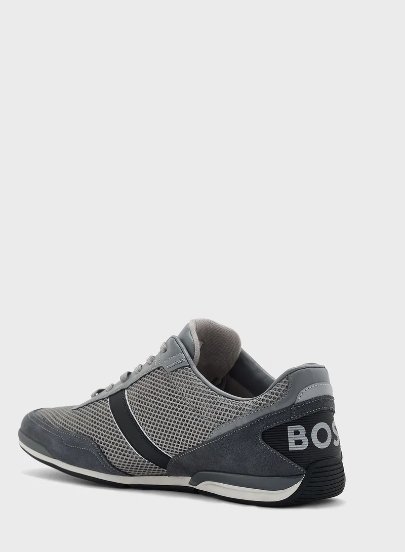 BOSS Lace Up Low-Top Sneakers
