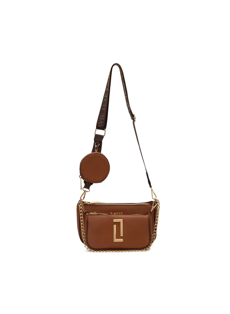 Luxe Women's Duo Chunk 3 Piece Sling (Tan)