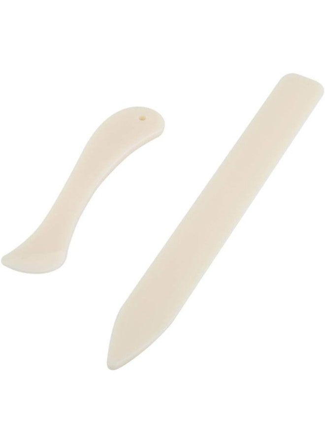 Bone Tool, Genuines Bone Creaser Tool Durable Scrapbooking Tool, for DIY Hand Made Leather Burnishing Bookbinding Cards and Paper Crafts - Image 2
