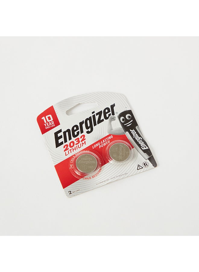 Energizer مجموعة بطاريات CR2032 من قطعتين 0.5 × 9 × 4.5 سم - Image 3
