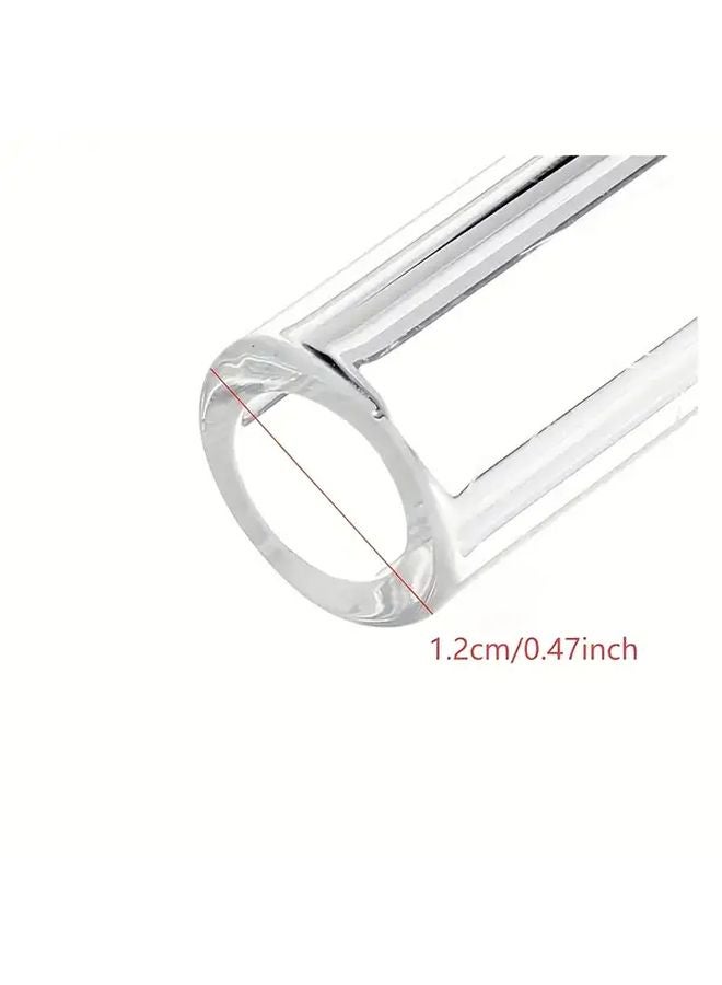 5pcs Colorful High Borosilicate Glass Tubes 12mm Diameter 101 6mm Durable Cuttable Art Craft - Image 3