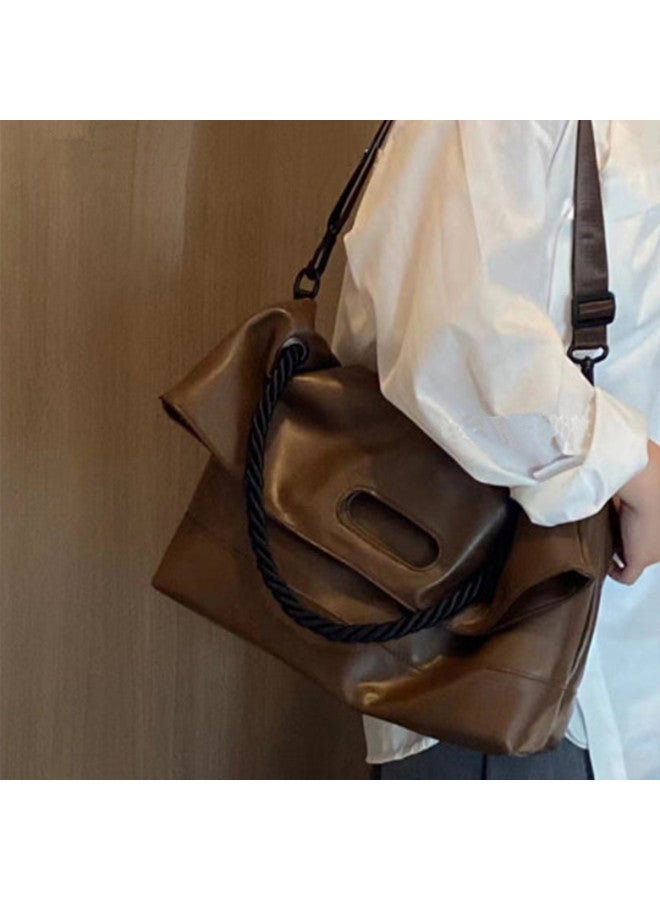 Josiny Qixi Festival Gift】women's Soft Tote Bag, Large Capacity, Fashionable And Versatile Messenger Bag, Crossbody Shoulder Bag For Women - Image 5