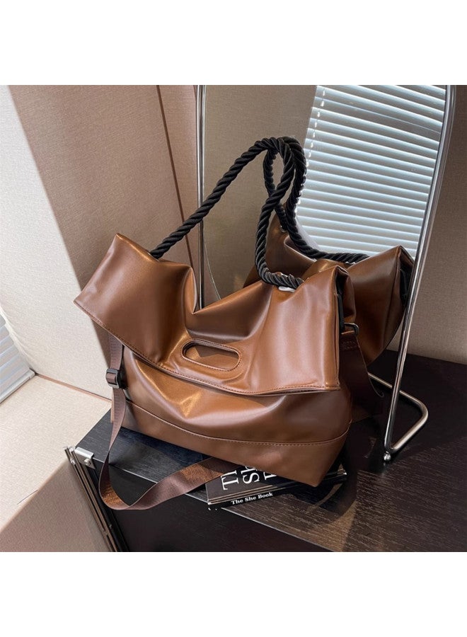 Josiny Qixi Festival Gift】women's Soft Tote Bag, Large Capacity, Fashionable And Versatile Messenger Bag, Crossbody Shoulder Bag For Women - Image 3
