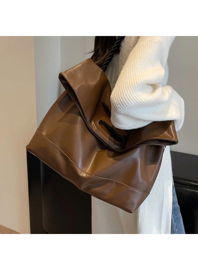 Josiny Qixi Festival Gift】women's Soft Tote Bag, Large Capacity, Fashionable And Versatile Messenger Bag, Crossbody Shoulder Bag For Women - Image 2