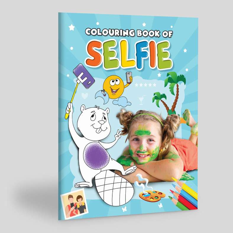 كتاب تلوين السيلفي للأطفال