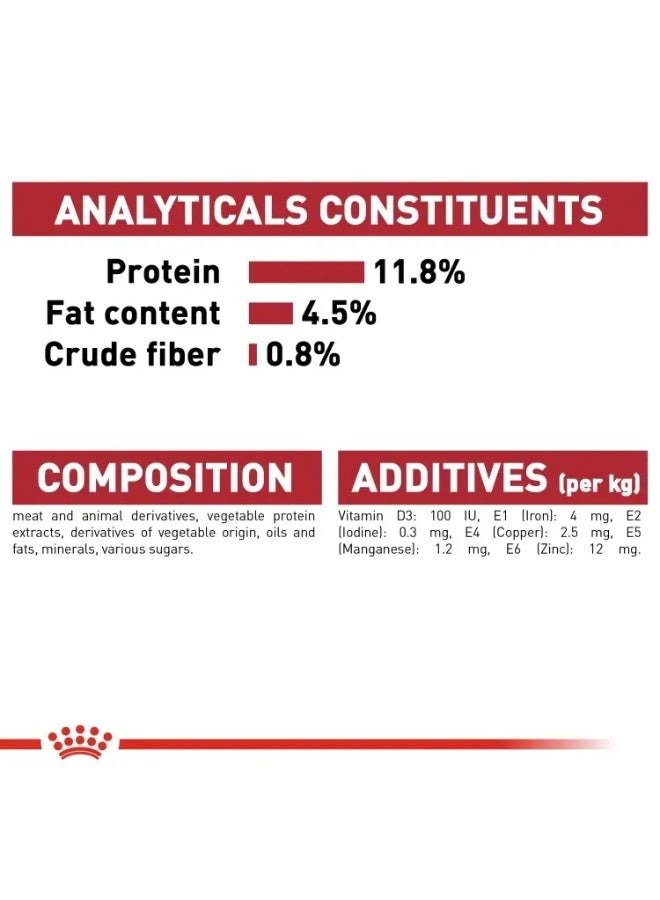 Royal Canin Feline Health Nutrition Instinctive Adult Jelly Instinctive Adult Optimal Health Wet Cat Food Pouch 12x85g - Image 4