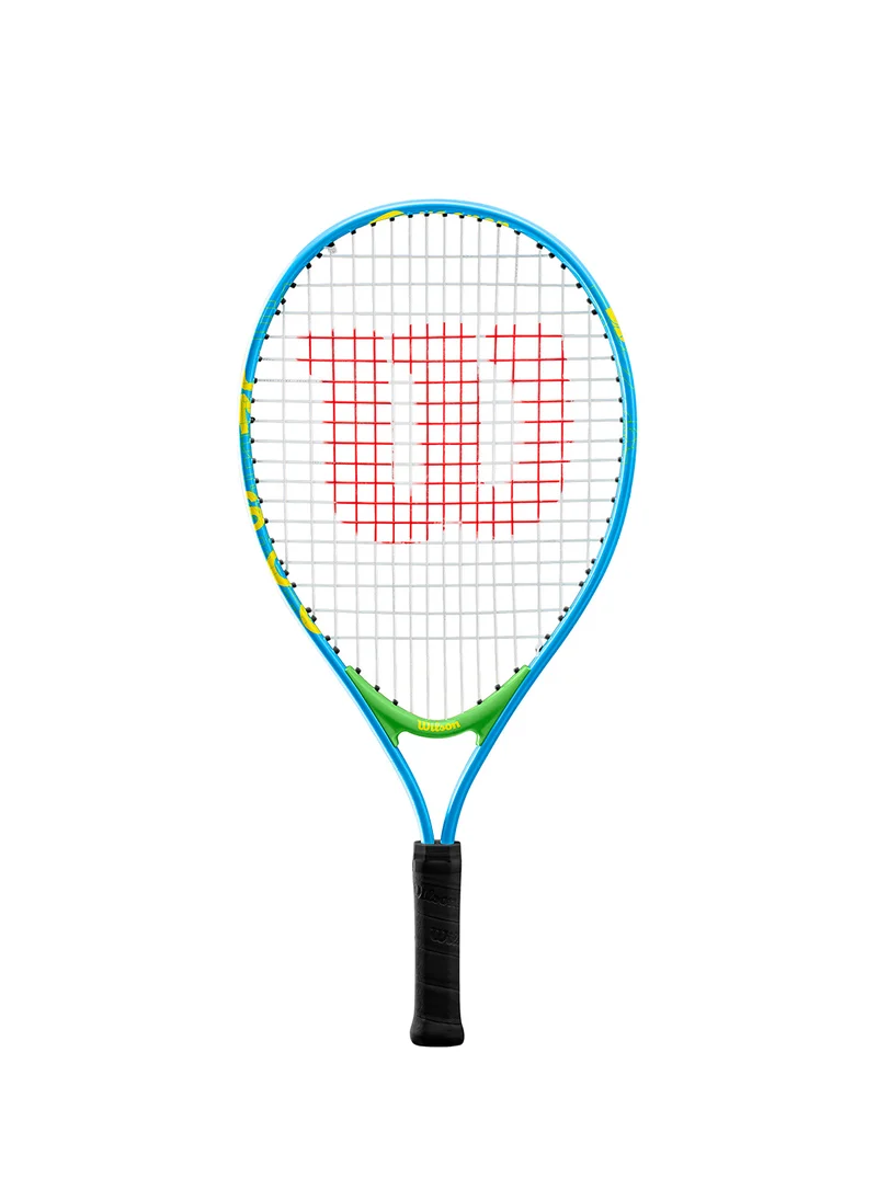 Wilson Us Open 21 Tennis Racket, 16x18, Junior Beginners - Blue/ Yellow