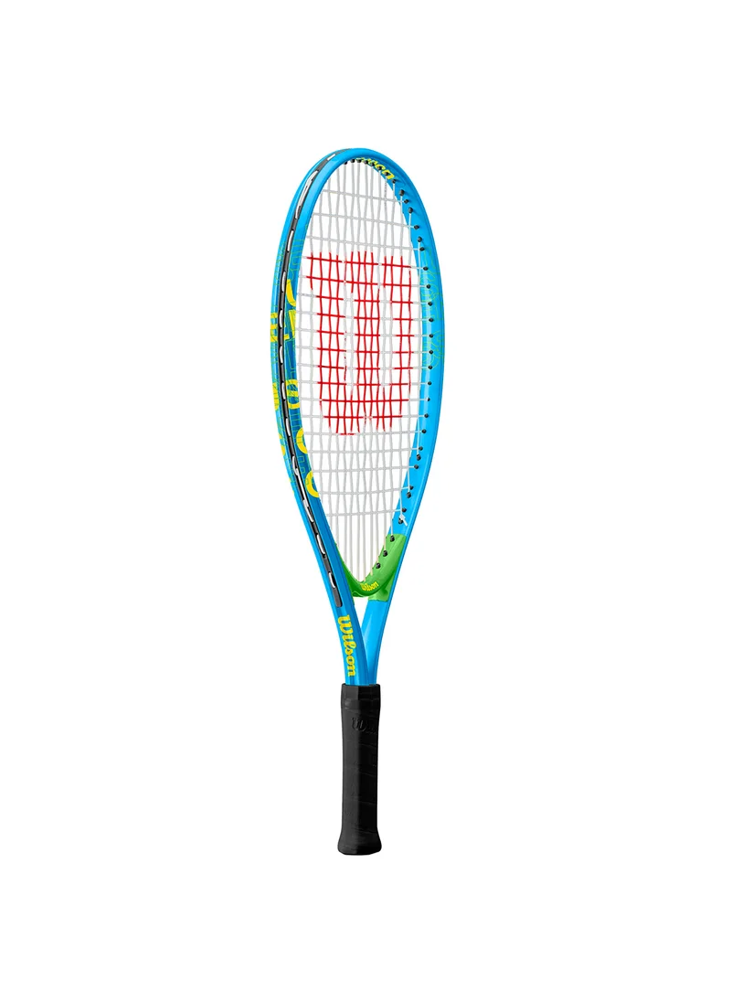 Wilson Us Open 21 Tennis Racket, 16x18, Junior Beginners - Blue/ Yellow