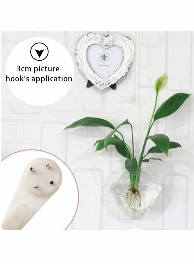 Picture Hangers for Hardwall Concrete Wall Hanging Photo Frames Drywall Hook Art Painting Display Hangers Clock Wedding Photos Hanging Hardware Kit for Home Office  - Image 5