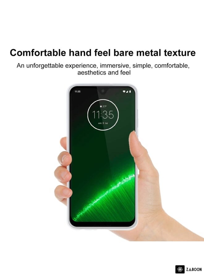 Green Tiger - TPU Phone Case For Motorola Moto G7 Plus(Transparent White) - Image 1