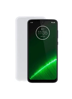 TPU Phone Case For Motorola Moto G7 Plus(Transparent White)