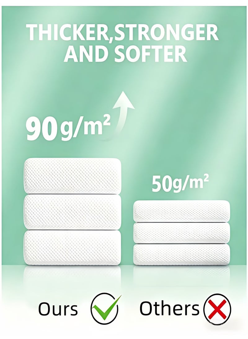 4 Pack Premium Compressed Towel Tablets Disposable Towel 55.1 in x 27.5 in Large Bath Towel Travel Towel Reusable for Hotel Camping Sports Hiking Beach Swimming Vacation (55.1" x 27.5") - Image 4
