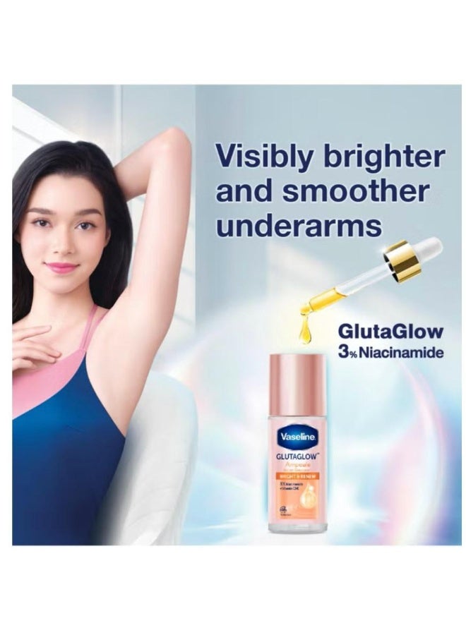 فازلين مزيل العرق فازلين جلوتاجلو برايت آند رينيو أمبول - 45 مل - Image 2