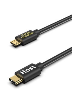 CableCreation CableCreation Micro USB to USB C Cable 3.3Feet, USB C to Micro USB Cable OTG 480Mbps, Type C to Micro USB Cable Compatible with MacBook Pro, Air, Galaxy S21 S20 S10, Pixel 5/4/3 etc 1M, Black  - Image 1