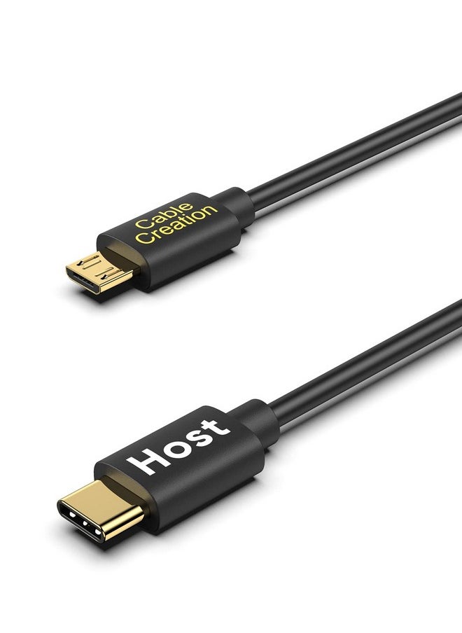 CableCreation CableCreation Micro USB to USB C Cable 3.3Feet, USB C to Micro USB Cable OTG 480Mbps, Type C to Micro USB Cable Compatible with MacBook Pro, Air, Galaxy S21 S20 S10, Pixel 5/4/3 etc 1M, Black  - Image 1