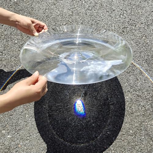 Six Seasons 2-Pack Large Fresnel Lenses Φ300mm(11.81"), Focal Length 360mm, Acrylic Magnifier for Solar Heating, Solar Cooking, Visual Education. (Focal Length 360mm) - Image 1