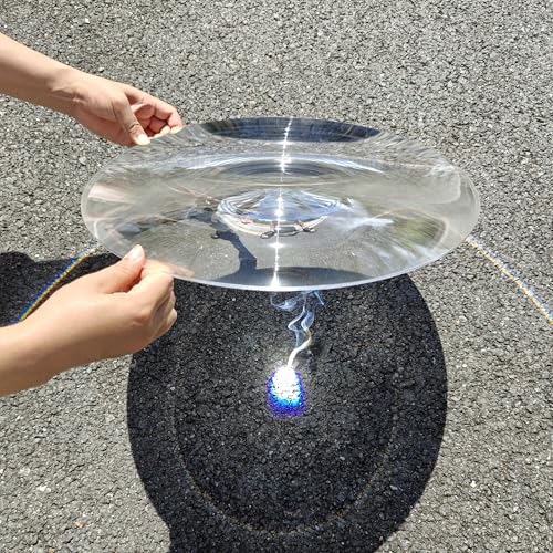 Six Seasons 2-Pack Large Fresnel Lenses Φ300mm(11.81"), Focal Length 360mm, Acrylic Magnifier for Solar Heating, Solar Cooking, Visual Education. (Focal Length 360mm) - Image 2