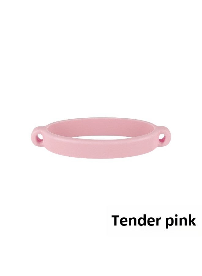 Suitable For Stanley Water Cup Water Bottle Kettle Elastic Silicone Ring Lanyard Cup Ring Ring 8-40Z Beam Ring-Specifications:Tender Powder - Image 1
