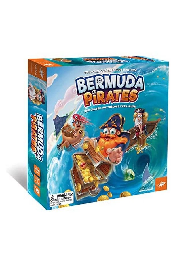 FoxMind Games: Bermuda Pirates Magnetic Board Game For Kids, Captivating Pirate Adventure For Family And Friends, 2 To 4 Players, For Ages 6 And Up - Image 1