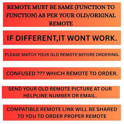 TIZOQ Remote Control Compatible for Kodak & Thomson Smart LED TV | Remote Control - Please Match The Image with Your Old Remote Before Placing The Order (Black)(TYP 2) - Image 5