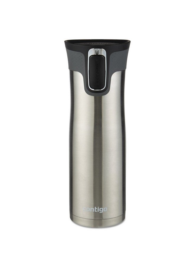 Contigo Contigo West Loop 20oz Stainless Steel Vacuum-Insulated Travel Mug, Spill-Proof, Keeps Drinks Hot for 5 Hours, Cold for 12 Hours, Perfect for Commuters and Travelers  - Image 1
