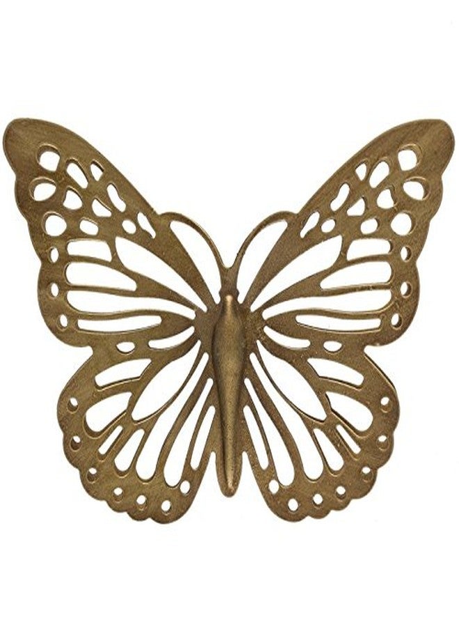 Everydecor Gold Metal Butterfly Wall Decor - Image 1
