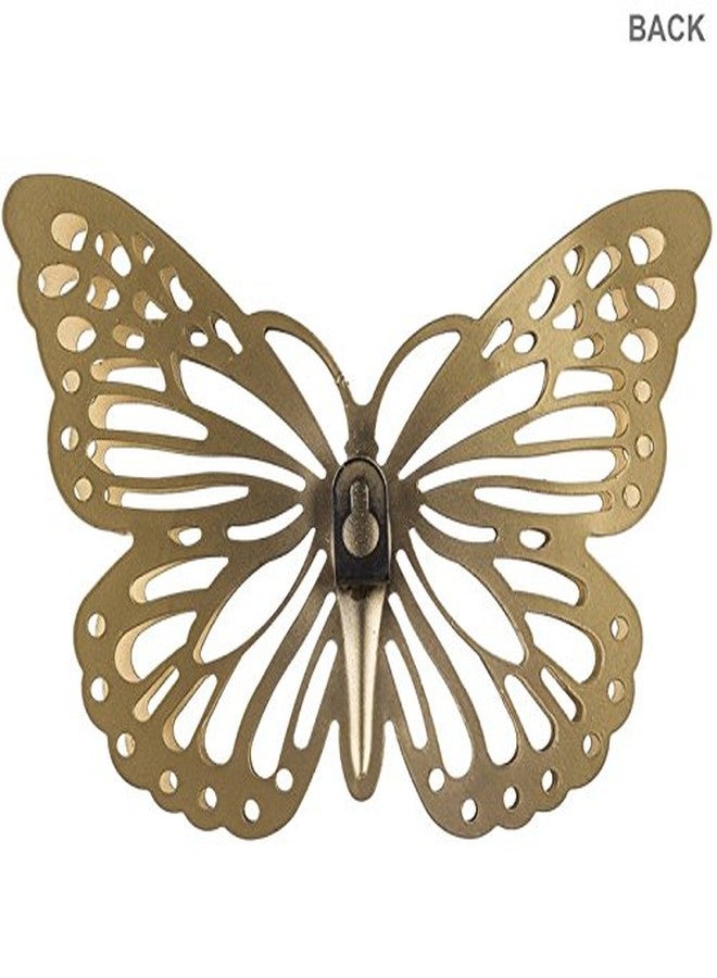 Everydecor Gold Metal Butterfly Wall Decor - Image 3