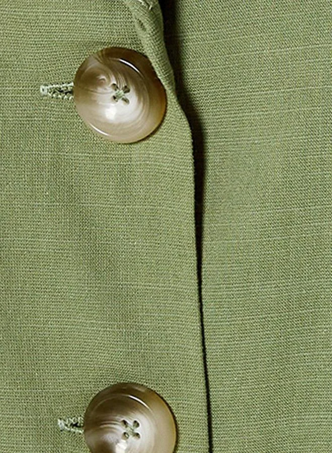 Splash FAV GREEN Youth Jumpsuit with Notch Lapel for Women | Best Price UAE
