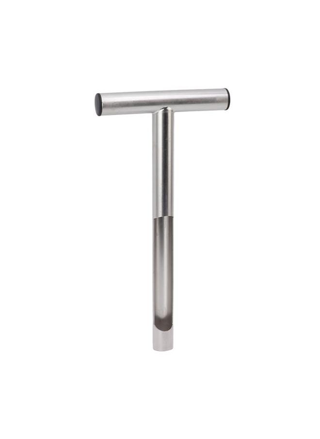 Thoraya - Soil Sampler Probe 304 Stainless Steel Protable T Handle Soil Sampling Tool for Farm Garden Lawn 12in - Image 1