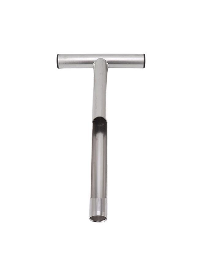 Thoraya - Soil Sampler Probe 304 Stainless Steel Protable T Handle Soil Sampling Tool for Farm Garden Lawn 12in - Image 1