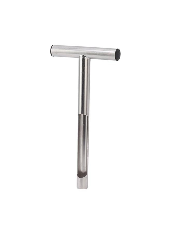 Thoraya - Soil Sampler Probe 304 Stainless Steel Protable T Handle Soil Sampling Tool for Farm Garden Lawn 12in - Image 1