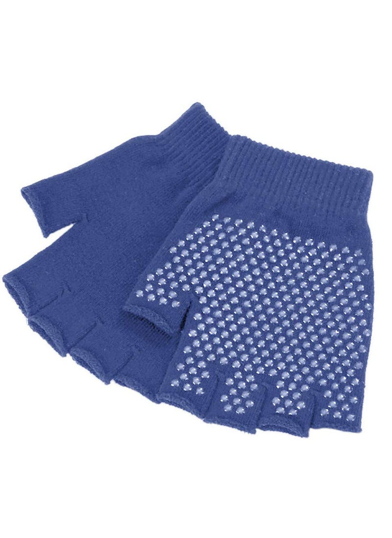 Spall - Yoga Gloves Men Women Gym Body Building Training Sports Non Slip Yoga Pilates Gloves Workout Hafl Finger Fitness Cycling - Image 1