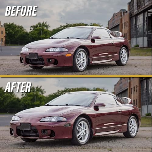 USR UNIQUE STYLE RACING USR 95-99 Eclipse Smoke Lens Bumper Side Marker Light - Lamp Assembly (Left + Right) Compatible with 1995-1999 Mitsubishi Eclipse including Spyder - Image 2