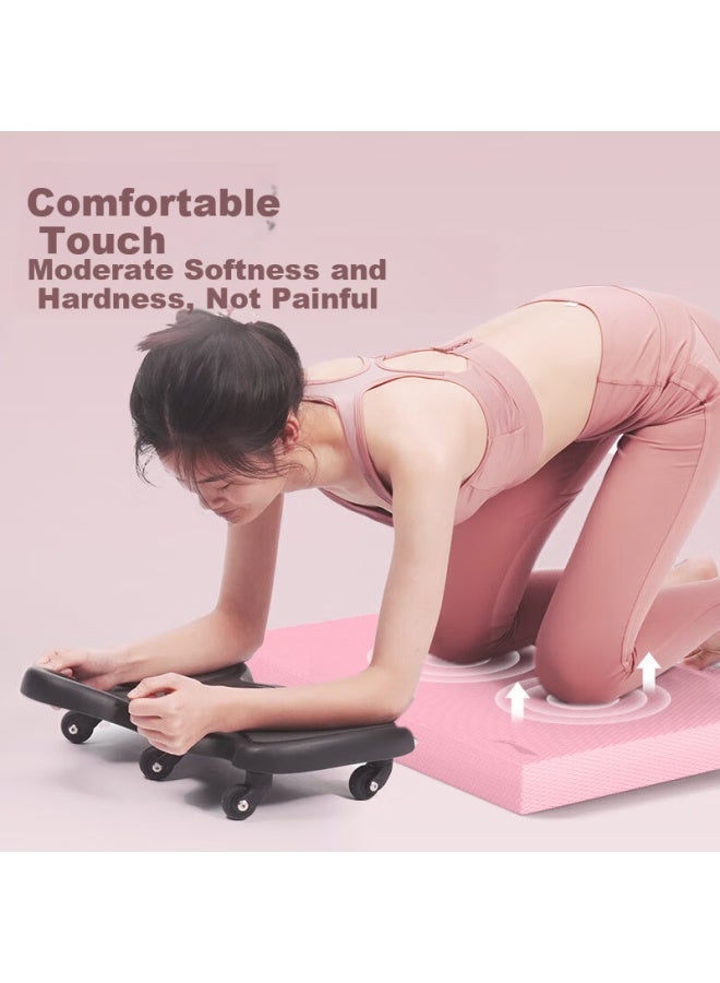 Li-Ning Li-ning Balance Pad Yoga Mat Flat Support Core Training Fitness Silent Non-slip Thickened Soft Foam Kneeling Pad Pink  - Image 1