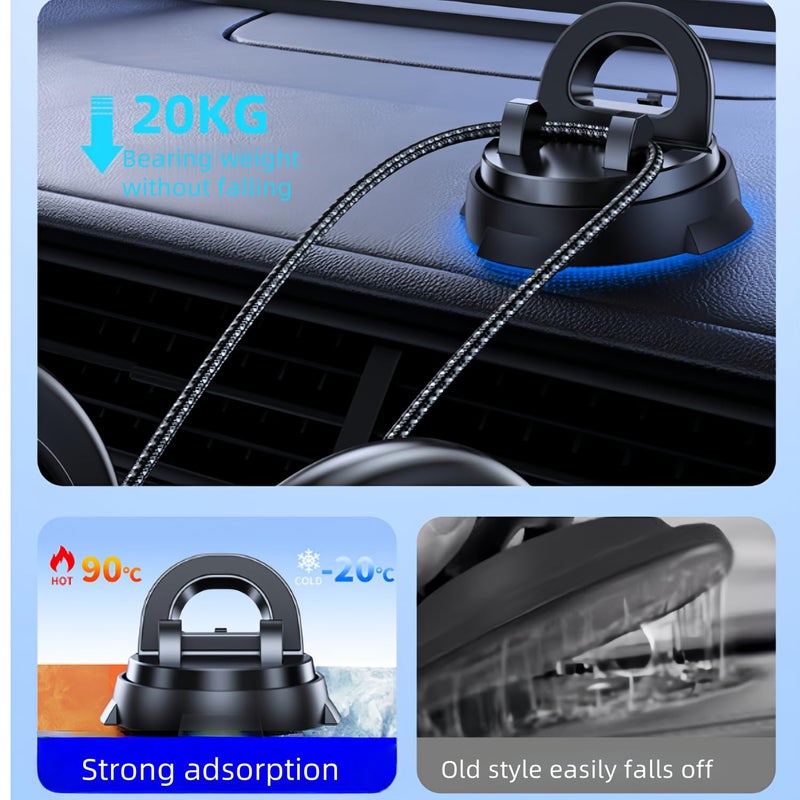 Universal Car Phone Holder Mount 360 Degree Rotatable Strong Adsorption Non Slip Base 1PCS - Image 5
