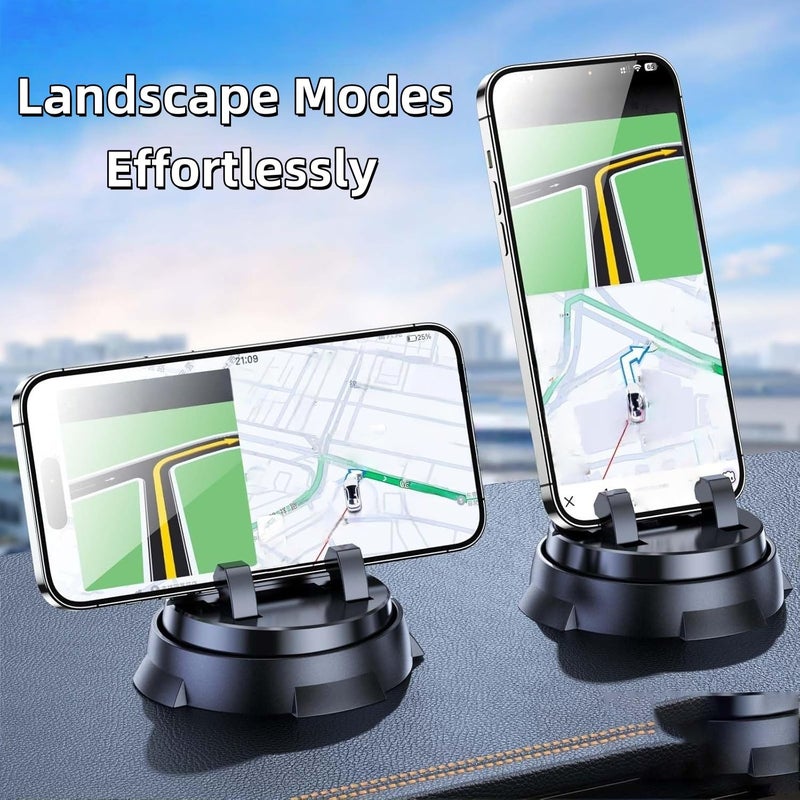 Universal Car Phone Holder Mount 360 Degree Rotatable Strong Adsorption Non Slip Base 1PCS - Image 3