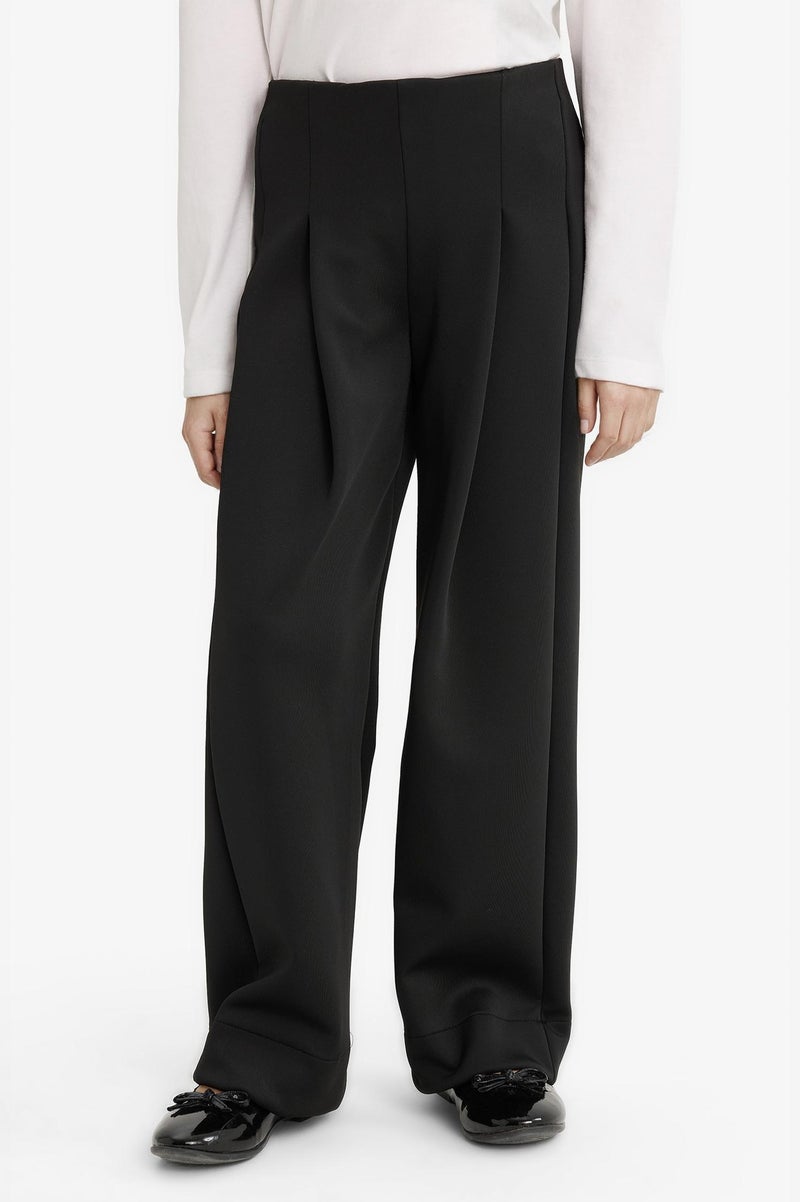 DeFacto Black Girl Girl Relax Fit Scuba Fabric Trousers Casual - Image 4