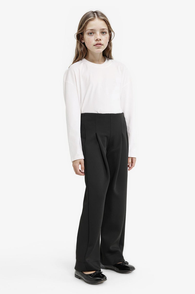 DeFacto Black Girl Girl Relax Fit Scuba Fabric Trousers Casual - Image 3
