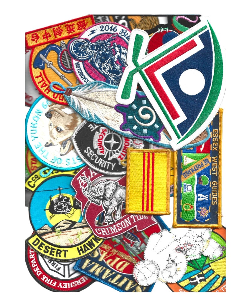 PINACO INDIA Random Assorted Embroidered Cloth Patches – Multicolor Applique Decorative Sewable Repair Patches for Clothing, Dresses, Hats, and Jeans (Pack of 5) - Image 2