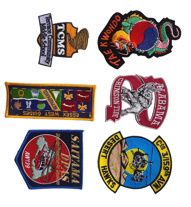 PINACO INDIA Random Assorted Embroidered Cloth Patches – Multicolor Applique Decorative Sewable Repair Patches for Clothing, Dresses, Hats, and Jeans (Pack of 5) - Image 3