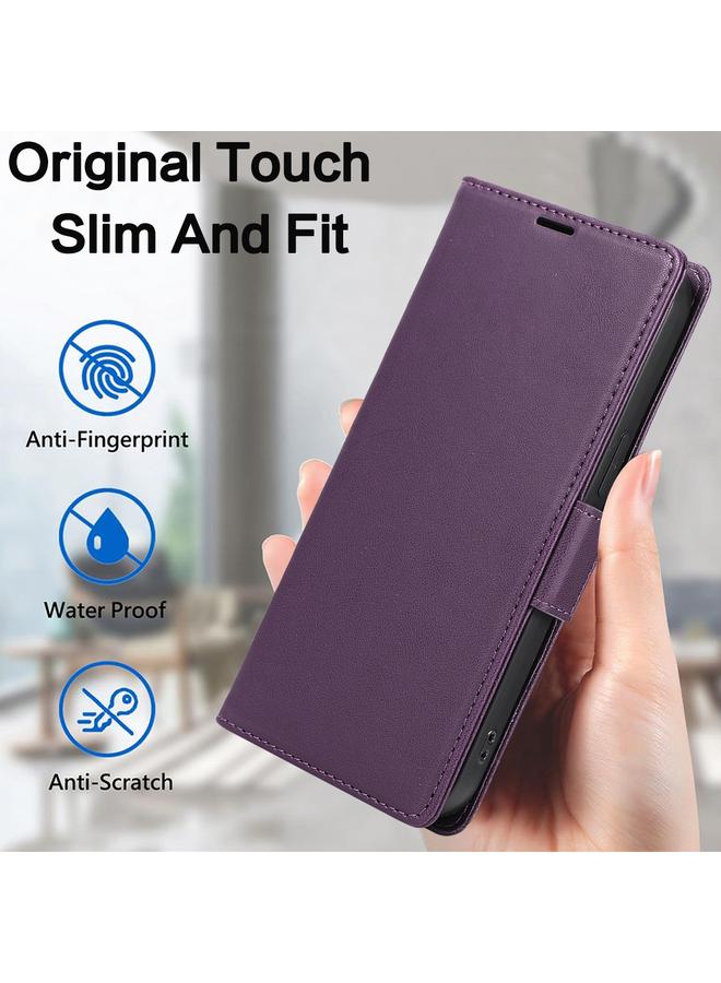 S-TOP Case For iPhone 13 Pro Side Buckle RFID Anti-theft Leather Phone Case - Image 2
