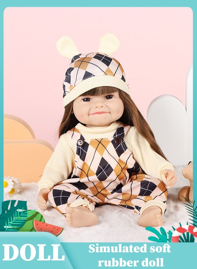 Baby doll, lifelike baby doll - A lifelike baby doll crafted from soft silicone material, 3D simulated series baby doll, suitable for all age groups. - Image 1