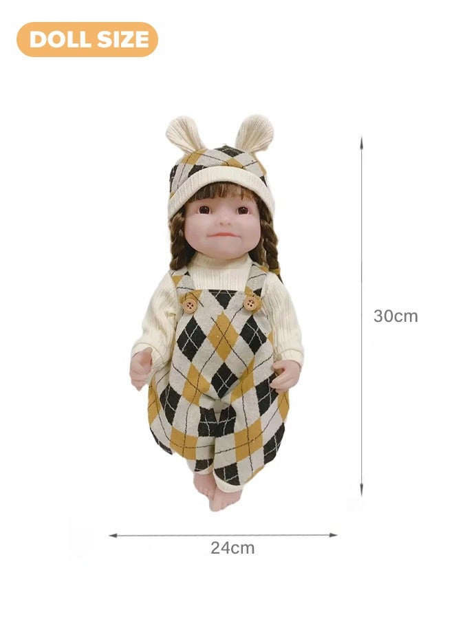 Baby doll, lifelike baby doll - A lifelike baby doll crafted from soft silicone material, 3D simulated series baby doll, suitable for all age groups. - Image 2