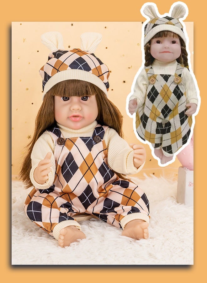 Baby doll, lifelike baby doll - A lifelike baby doll crafted from soft silicone material, 3D simulated series baby doll, suitable for all age groups. - Image 3