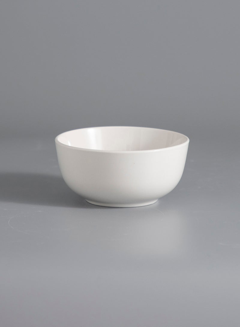 طقم أدوات مائدة من البورسلين مكون من 16 قطعة لخدمة 4 أشخاص، أطباق، سلطانيات وأكواب، آمن للاستخدام في غسالة الصحون والميكروويف، خدمة لـ 4 - لون أبيض بالكامل - Image 5