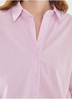 Striped Poplin Women's Shirt - pzsku/ZABFF698F7398D03861C5Z/45/_/1735652084/6fbcad65-93d1-40c5-8e23-2f5d5befe4d6