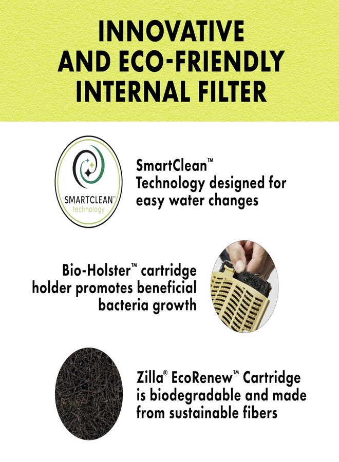 Zilla Aquatic Reptile Internal Filter with SmartClean Technology, for Turtles and Aquatic Reptiles, Medium - Image 5