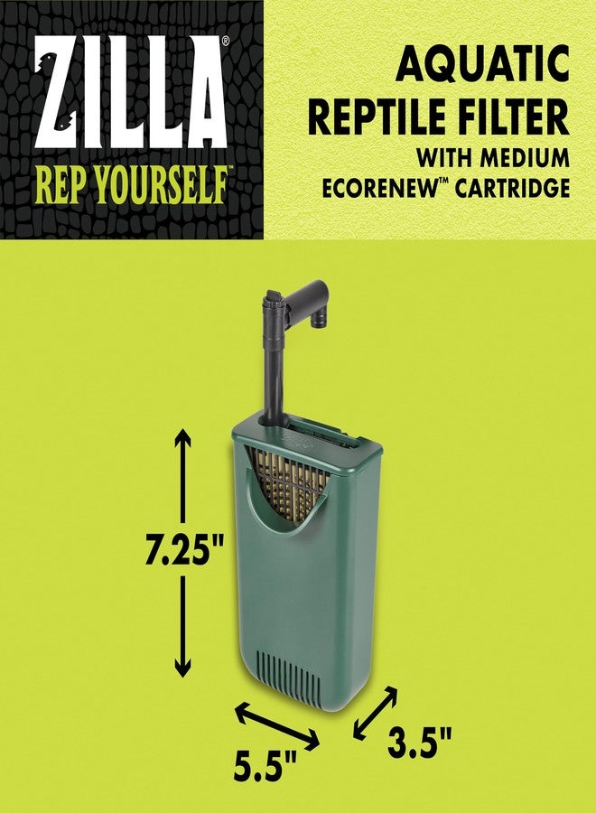 Zilla Aquatic Reptile Internal Filter with SmartClean Technology, for Turtles and Aquatic Reptiles, Medium - Image 4