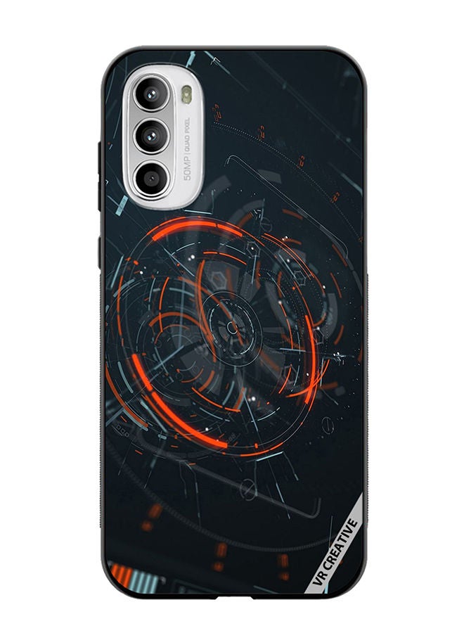 VR CREATIVE Protective Case Cover For Motorola Moto G82 Tech Design Multicolour - Image 1